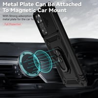 Xiaomi Redmi Note 11/11S Csúsztatható Kamerás Védőtok 360° Gyűrűvel és Mágnessel 6