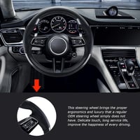 Acclcors Szénszálas Kormány Bőr Markolattal Porsche 911/Panamera/Cayenne/Macan/718 5