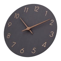 ACCSHINE Néma Falióra MDF Fából, Ketyegés Nélkül, 40 cm, Modern Design 7
