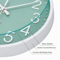 ACCSHINE Radijski zidni sat bešumni 30 cm veliki kuhinjski sat tihi rad 3