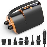 Accwork 20PSI elektromos SUP pumpa LED kijelzővel, 7 fúvókával 1