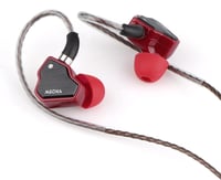 7Hz Salnotes Zero HiFi fülhallgató, piros, mikrofonos, 10mm-es dinamikus meghajtó 4