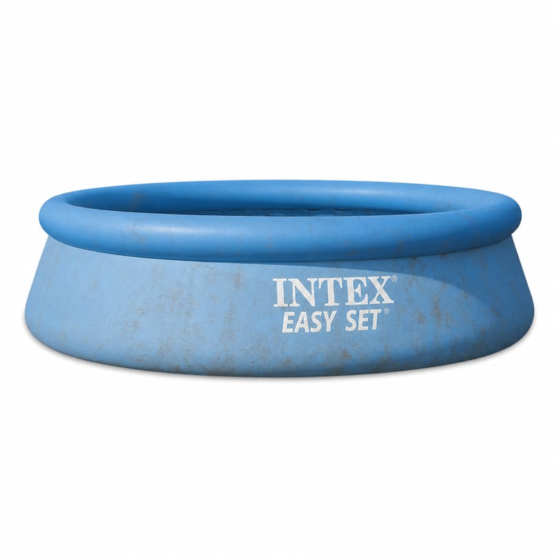Intex Easy Set bazen na napuhavanje 305x76 cm plavi, nadzemni, korišteno stanje, prljav — prljav i smrdi (stanje: vidi 2. sliku)