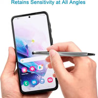 Samsung Galaxy S21 Plus Kék Bőr Flip Tok Állvánnyal 4