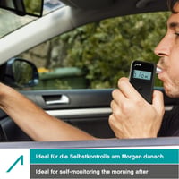 ACE II Alkoholszonda - Professzionális Elektrokémiai Szenzorral, 99% Pontosság, Rendőrségi Minőség, 5 Szájcsővel, Hordtáskával, Előkalibrált 4