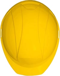 ACE Patera Építőipari Védősisak - Robusztus Munkavédelmi Sisak Állítható Szellőzéssel - EN 397 Szabvány - Sárga - 51-63 cm Fejmérethez 6