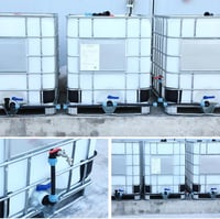 Acelectronic IBC csatlakozó szett 3 tartályhoz csappal és tömlővel 5