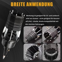 Acelectronic Tengelytömítés Feszítő 20-120 mm - Sűrített Levegős Gumiharang Szerelő Eszköz Kardántengelyhez, Alumínium Ötvözet, Univerzális 4