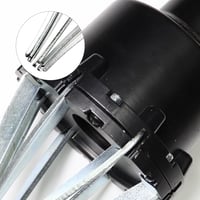 Acelectronic Tengelytömítés Feszítő 20-120 mm - Sűrített Levegős Gumiharang Szerelő Eszköz Kardántengelyhez, Alumínium Ötvözet, Univerzális 2