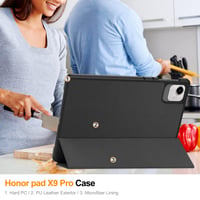 Puzdro Acelive pre tablet Honor Pad X9a/X9 Pro 11,5 palca 2025 – čierne ochranné puzdro, držiak na tablet kompatibilný s 11,5-palcovými zariadeniami 6