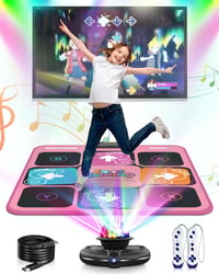 Acelufly Vezeték Nélküli Tánc Szőnyeg HD Kamerával - Elektronikus Táncpad TV-hez Gyerekeknek 4-11 Éves Korig - Családi Parti és Születésnapi 1