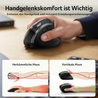 Acer 2.4G ergonomikus vezeték nélküli egér, 1600 DPI, vertikális optikai, USB-A vevővel, Windows/macOS/Linux kompatibilis 3