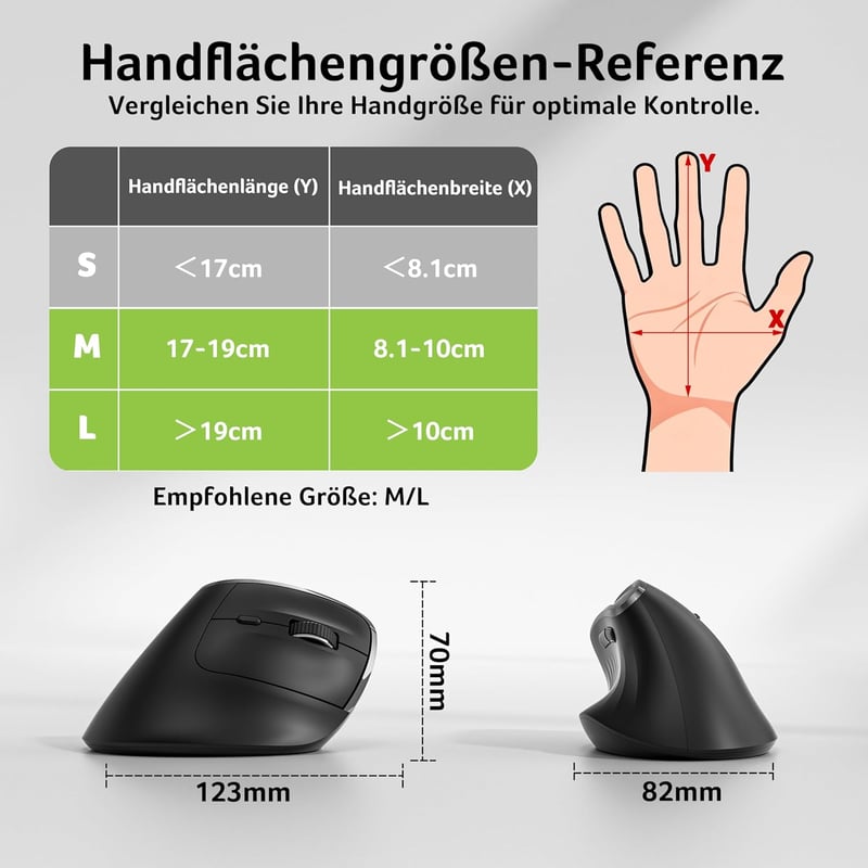 Acer 2.4G ergonomikus vezeték nélküli egér, 1600 DPI, vertikális optikai, USB-A vevővel, Windows/macOS/Linux kompatibilis