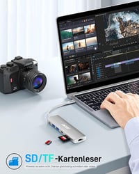 Acer 7 az 1-ben USB-C Hub HDMI 4K, 100W töltés, SD kártyaolvasó 7