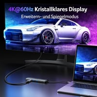 Acer 8 az 1-ben USB-C Hub 10Gbps 4K HDMI Docking Station 100W PD 3