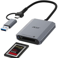 Čítačka kariet Acer CFexpress Type-B 10 Gb/s USB-C+A, USB 3.2 Gen 2, 1250 MB/s, notebook, PC, iPhone 15-17, Samsung S26, MacBook, iPad Pro 1
