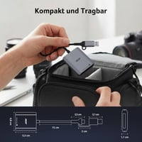 Čítačka kariet Acer CFexpress Type-B 10 Gb/s USB-C+A, USB 3.2 Gen 2, 1250 MB/s, notebook, PC, iPhone 15-17, Samsung S26, MacBook, iPad Pro 8