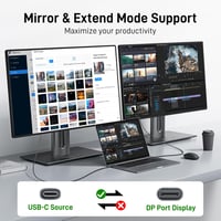 Acer USB-C DisplayPort kábel 4K@60Hz Thunderbolt 3/4 MacBook iPad Pro iPhone 15/16 3m 4