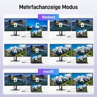 acer USB-C dokkoló állomás 9 az 1-ben, Dual HDMI 4K, 3x USB-A, 100W PD, kártyaolvasó 5