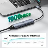 Acer USB-C és USB-A Ethernet adapter hub 3