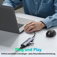 Acer USB-C és USB-A Ethernet adapter hub 7