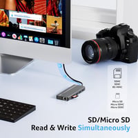 Acer USB-C Hub 11 az 1-ben HDMI 4K, VGA, Ethernet, SD kártyaolvasó 7