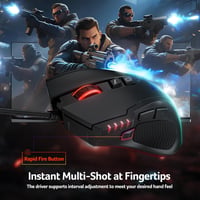 Acer Wired Gaming Mouse 12800 DPI RGB, 8 Gomb, 1000Hz, Ergonomikus Gamer Egér 5