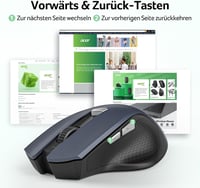 Acer Wireless Egér 2.4 GHz 1600 DPI 6 Gombos Jobb Kezes Laptop PC MacBook 4
