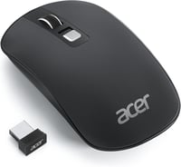 Acer Wireless Egér 2.4GHz USB Vevővel, 1600 DPI, Ultravékony Hordozható Számítógép Egér 1