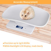 Aceshop digitális mérleg LCD kijelzővel, 4 mérési mód, háziállat és konyhai méréshez, 10kg kapacitás 2