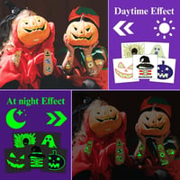 Acevegue 408 darabos Halloween tetoválás szett gyerekeknek és felnőtteknek 6