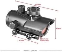 ACEXIER Red Dot holografikus céltávcső - 1x30 mm, 11/20 mm Weaver sínhez 8