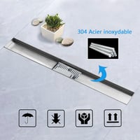 Acezanble 80cm Zuhanylefolyó Szűrővel és Levegőfrissítővel 2