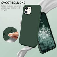 iPhone 11 Vékony Szilikon Tok Kameravédelemmel - Alpesi Zöld 2