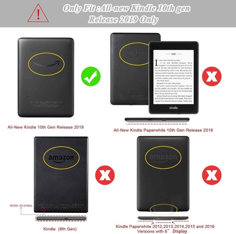 Kindle (2019) Védőtok - Aranyos Mintás, Felújított