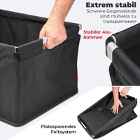achilles Big-Box ALU fekete alumínium szállítódoboz 60x40x30 cm 2
