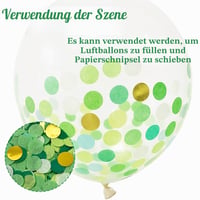 Confetti sclipitoare verde neon ACKKOR 8000 bucăți 50 g, decorațiuni mari din hârtie aurie, confetti din lemn pentru masă, pentru zi de naștere, baby shower, decor de nuntă 3