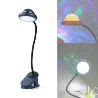 ACMHNC Dječja štipaljka lampa za čitanje, USB punjiva, LED noćna lampa s projekcijom zvijezda, fleksibilnim vratom, kontrolom na dodir i mogućnošću podešavanja svjetline, za krevet 1
