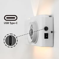 ACMHNC Vezeték Nélküli Fali Lámpa Mozgásérzékelővel - 5W LED Akkumulátoros Fényforrás Távirányítóval, Kamera Dizájn, Fehér 4