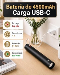 Lampă suspendată LED reîncărcabilă ACMHNC fără fir, USB-C, 4500mAh, tactilă, reglabilă pe înălțime 200 cm, 3000K/4000K/6000K, negru, pentru insulă de bucătărie 4