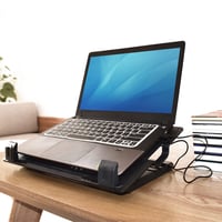 Chladiaca podložka pod notebook ACT AC8110 pre 17-palcové notebooky, nastaviteľná výška (5 polôh), tichý ventilátor, USB port, čierna 6