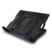 Chladiaca podložka pod notebook ACT AC8110 pre 17-palcové notebooky, nastaviteľná výška (5 polôh), tichý ventilátor, USB port, čierna 1