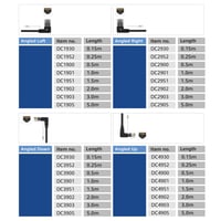 Tenký sieťový kábel ACT DC1905 CAT6A UTP s 90° zahnutým RJ45 konektorom vľavo, LSZH, 3,6 mm, čierny, 5 m, pre dátové centrá 3