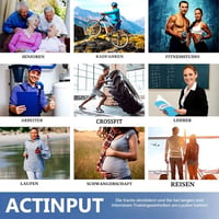 Kompresné ponožky ACTINPUT, 4 páry pre mužov a ženy, vzorované podkolienky s pruhmi a bodkami na šport, beh, cestovanie a cyklistiku 5