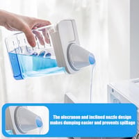 ACTIUSIS 1800ml Mosószer Tárolo Doboz Mosópor és Folyékony Detergent Tárolásához 4