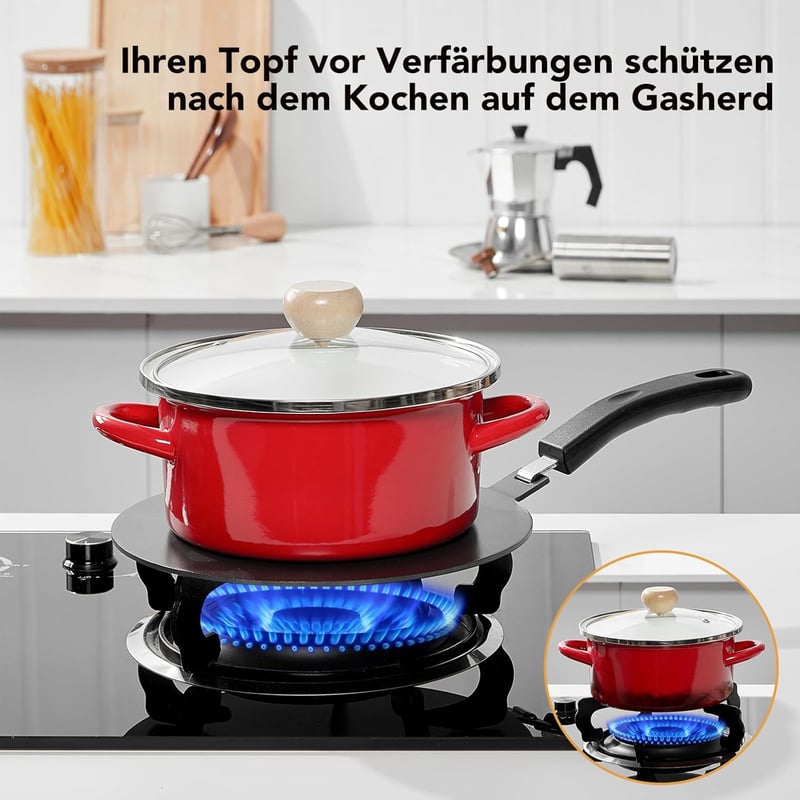 ACTIV CUISINE 24 cm Indukciós Adapter Lemez Rozsdamentes Acél Levehető Fogantyúval