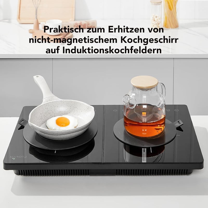 ACTIV CUISINE 24 cm Indukciós Adapter Lemez Rozsdamentes Acél Levehető Fogantyúval