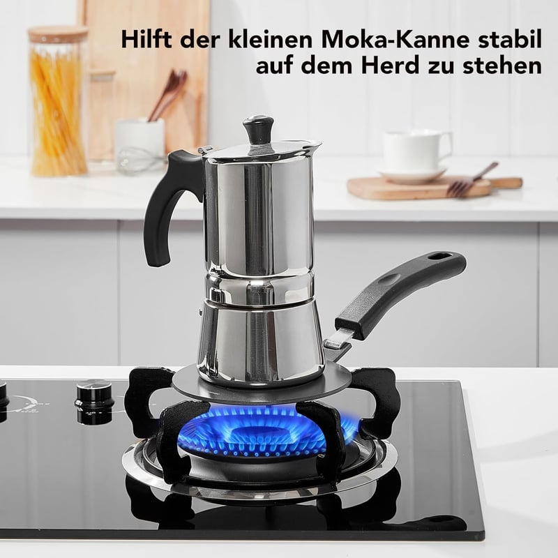 ACTIV CUISINE Indukciós Adapter Lemez 14 cm Kávéfőzőhöz Fekete
