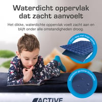 Luxusný nafukovací matrac pre dve osoby Active Era s elektrickou pumpou – 152x203x56 cm, USB nabíjací kábel, integrovaný vankúš a taška na prenášanie 6