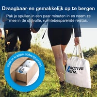 Luxusný nafukovací matrac pre dve osoby Active Era s elektrickou pumpou – 152x203x56 cm, USB nabíjací kábel, integrovaný vankúš a taška na prenášanie 7